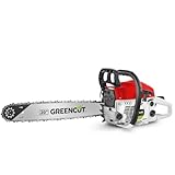 Greencut GS620X - Motosierra de Gasolina 62cc 3,8CV, Motor 2...